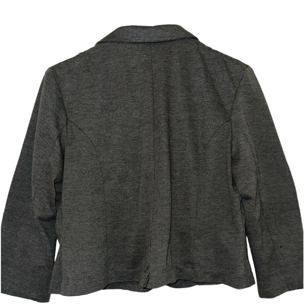 Grey One Button Blazer - Picture 2 of 11